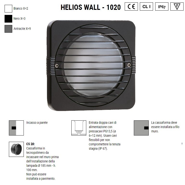 BOLUCE Helios Quad parete 1020