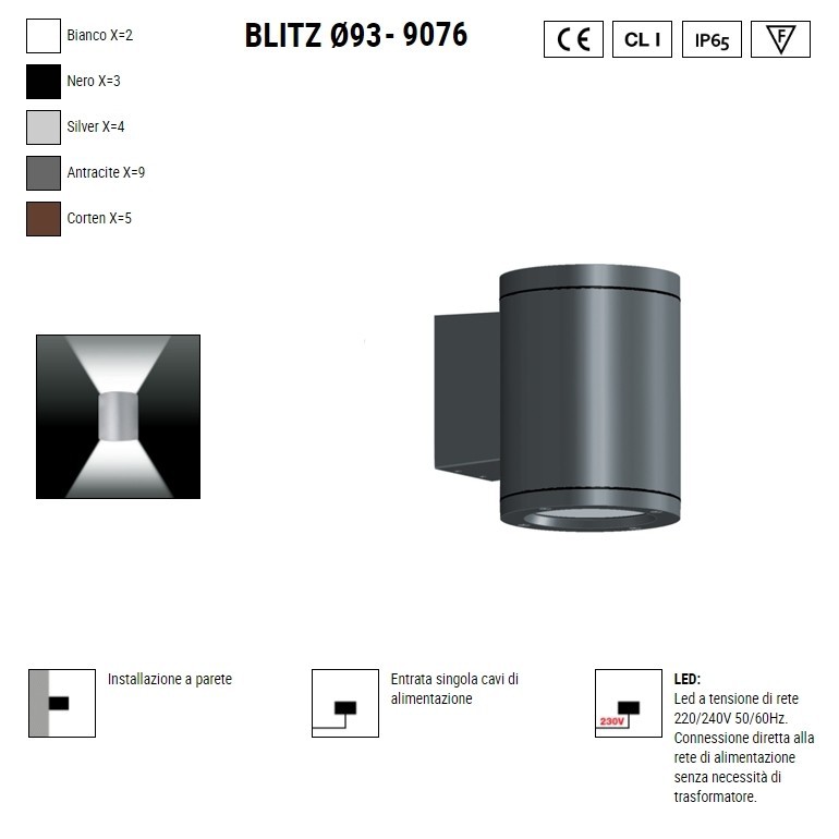 BOLUCE Blitz  93 parete 9076