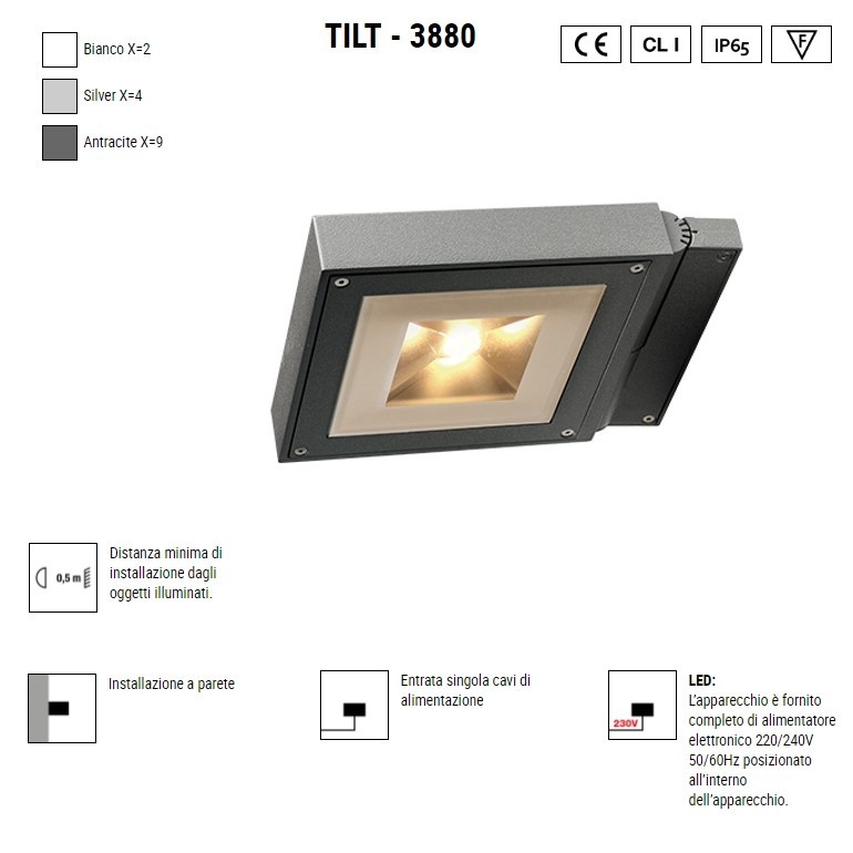 BOLUCE Tilt 3880 Led COB