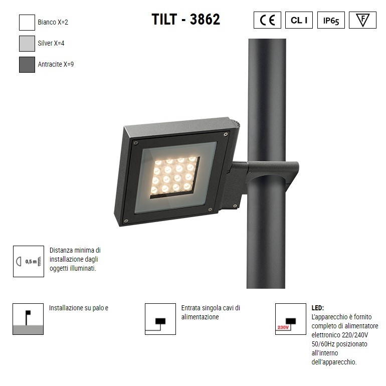 BOLUCE Tilt 3862 Led Mid Power