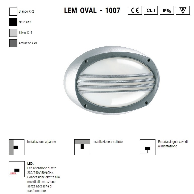 BOLUCE Lem Oval 1007