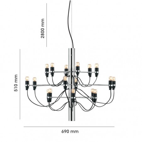 Lampadario-2097/30-dimensioni
