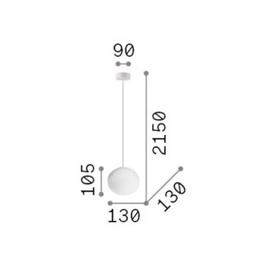 IDEAL LUX - Cotton SP1 D14... 2