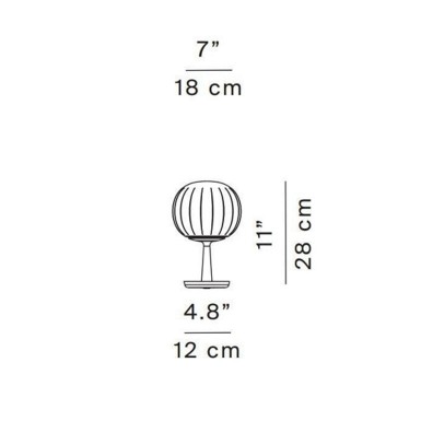 LUCEPLAN Lita stelo Ø18 2