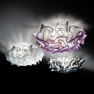 VELI e CLIZIA di Slamp, lampade con grande attenzione ai dettagli.